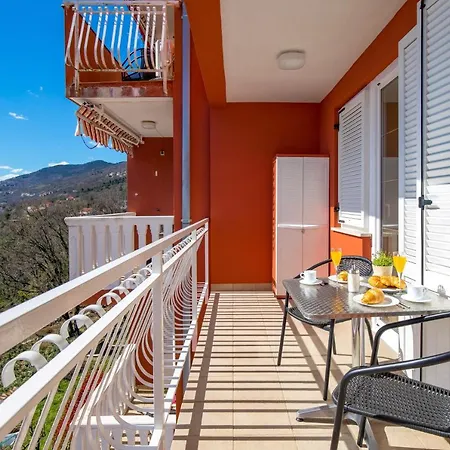 Barbara, Sea View With Terrace Near Opatija Ičići