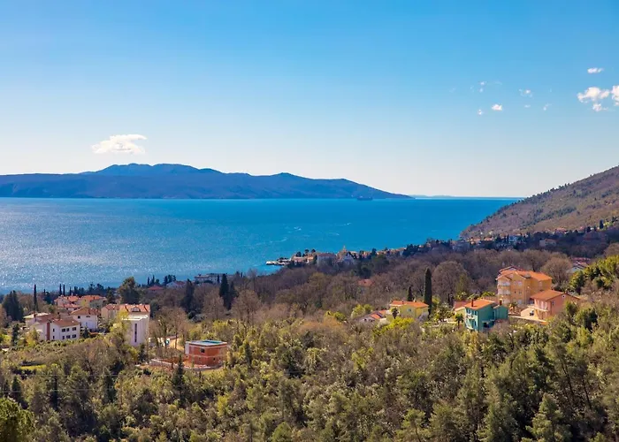 Barbara, Sea View With Terrace Near Opatija *